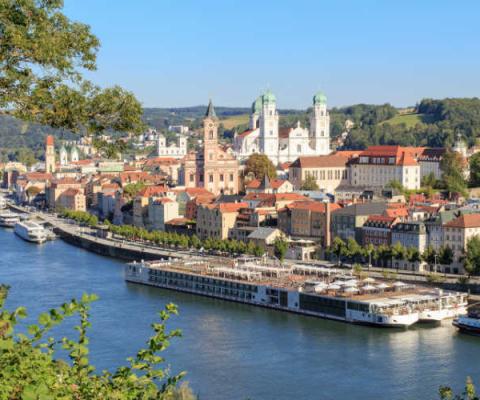 Passau at the Danube River ThinkstockPhotos-486793636