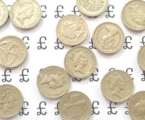 Pound coins ThinkstockPhotos-126924071