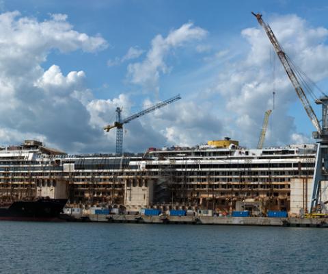 Costa Concordia wreckage