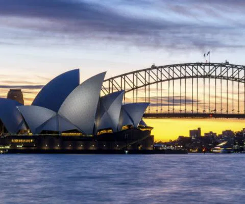 Sydney Harbour Bridge and Opera House