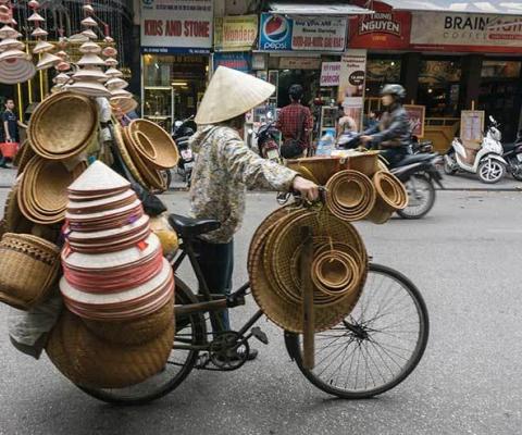 Hanoi Vietnam street scene iStock_90551249