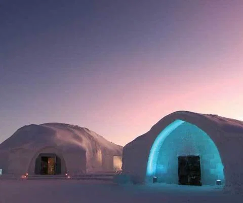 Ice hotel in Sweden iStock_2744650