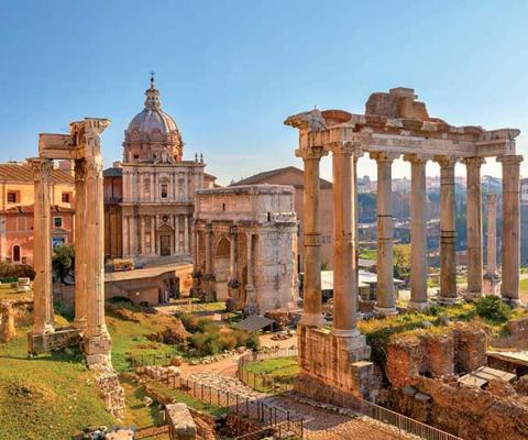 Roman ruins, Rome, Italy
