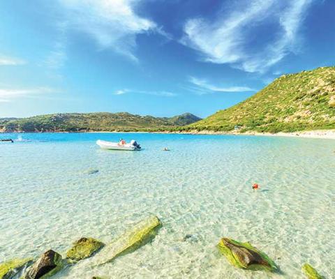 Punta Molentis Beach Sardinia