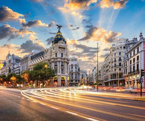 Madrid dawn