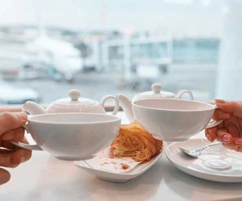 Coffee and croissants iStock-638404458
