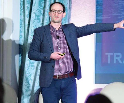 David Mattin speaking at UltraTravel Forum 2017