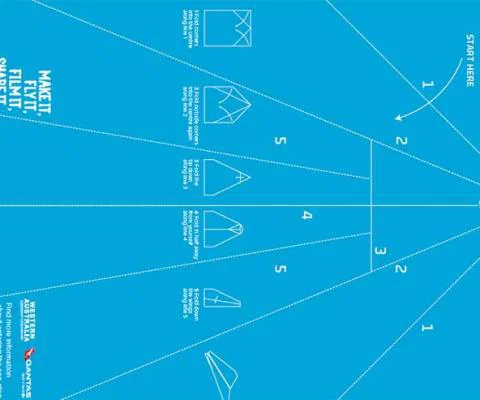 Paper aeroplane net