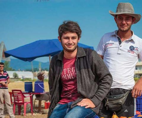 Turkey Taste of Fethiye apples and farmers