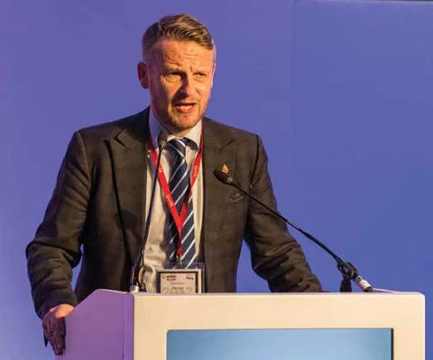 Daniel Pearce speaking at the TTL Conference at WTM London 2017