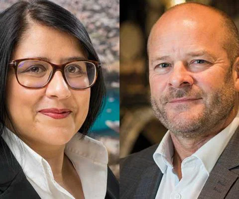 Priti Mehta and Bernard Carter