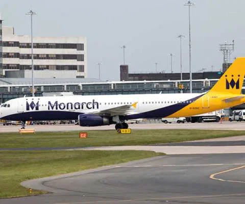 Monarch jet at terminal