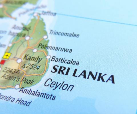 Sri Lanka map
