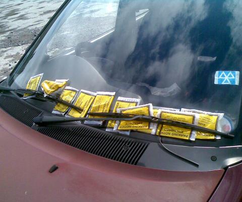 Parking Tickets Credit: Ashley Coates CC Flickr