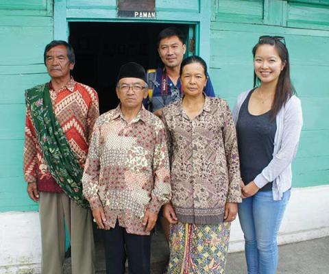 Homestay family south east Asia