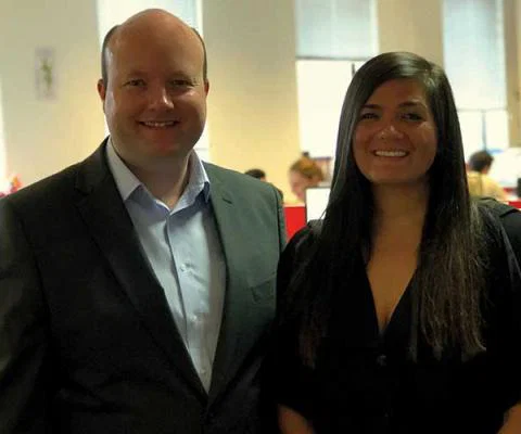 Latin Routes co-founders Martin Johnson and Jessica Bain