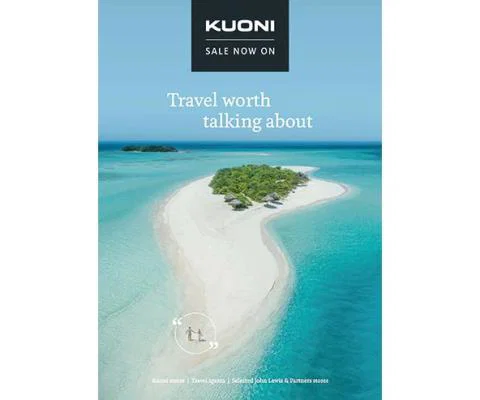 Kuoni tropical island brochure cover