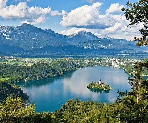 Lake Bled, Slovenia. Photo by Jost Gantar