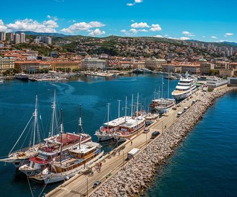 Rijeka harbour, Croatia