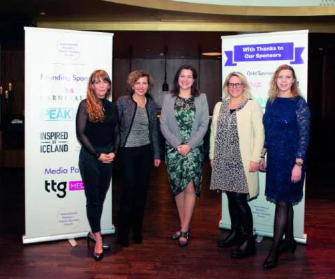 Eliza Reid, first lady of Iceland, pictured centre