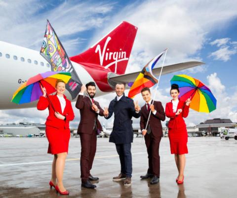 Virgin Atlantic and Virgin Holidays have signed a partnership with Manchester Pride