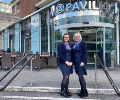 Fred Olsen Travel's Beth Pearce and Clare Ruffell