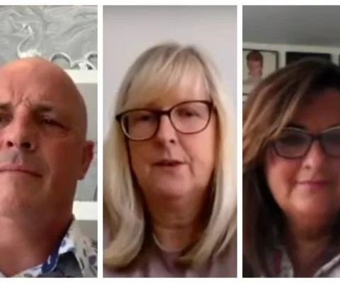 Simon Morgan, Tina Nason, Joanne Dooey