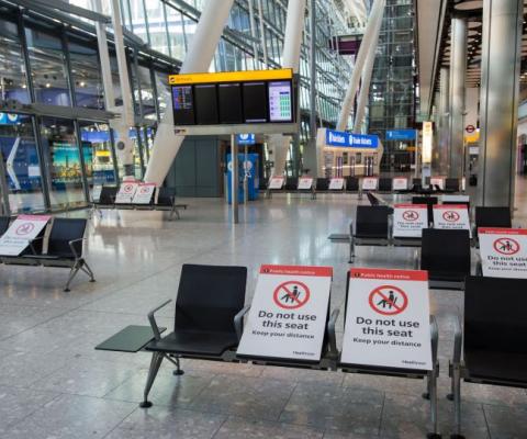 Heathrow passenger numbers fell 97% year-on-year in May