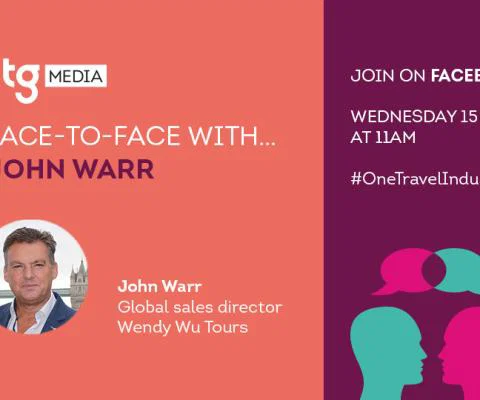 Wendy Wu Tours' John Warr to join TTG Face To Face