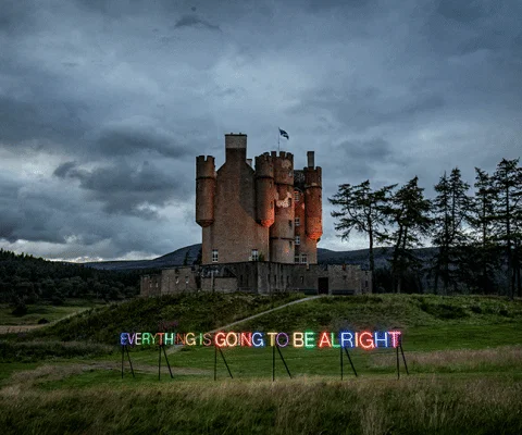 Martin Creed's Work No.3435, Everything Is Going To Be Alright (Photo credit Sim Canetty Clarke)