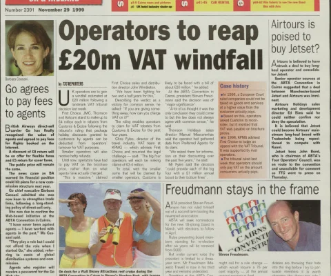 Travel Trade Gazette 29 November 1999