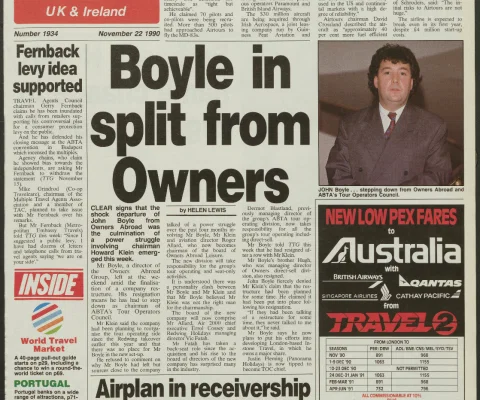 Travel Trade Gazette 22 November 1990