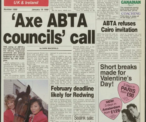 Travel Trade Gazette 18 January 1990