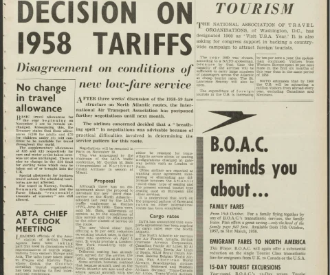Travel Trade Gazette 25 October 1957