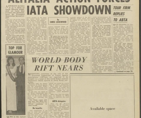 Travel Trade Gazette 26 September 1969