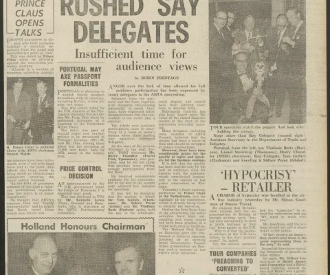 Travel Trade Gazette ABTA Special 10 November 1970