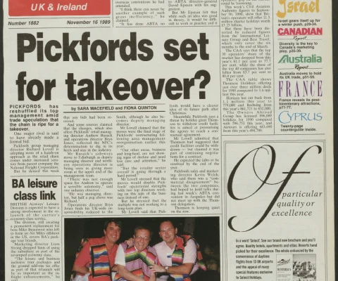 Travel Trade Gazette 16 November 1989