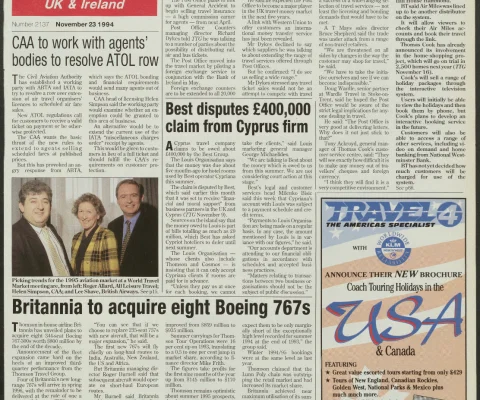Travel Trade Gazette 23 November 1994