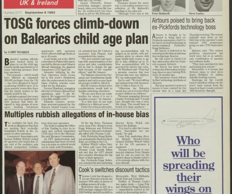 Travel Trade Gazette 8 September 1993