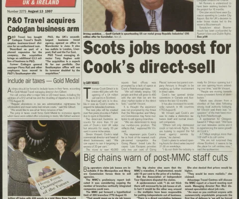 Travel Trade Gazette 13 August 1997