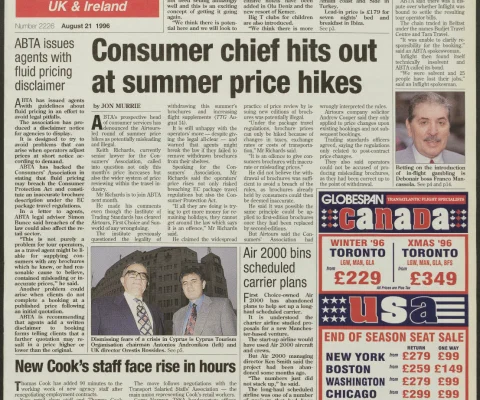 Travel Trade Gazette 21 August 1996