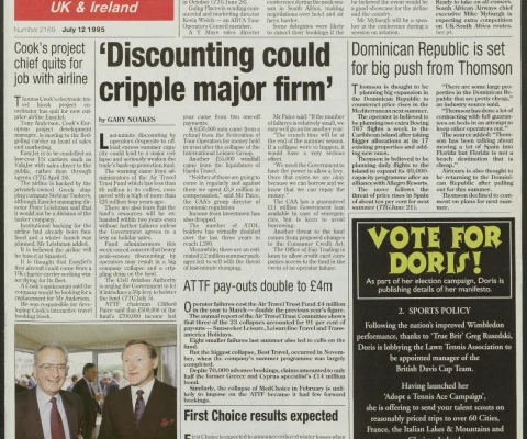 Travel Trade Gazette 12 July 1995