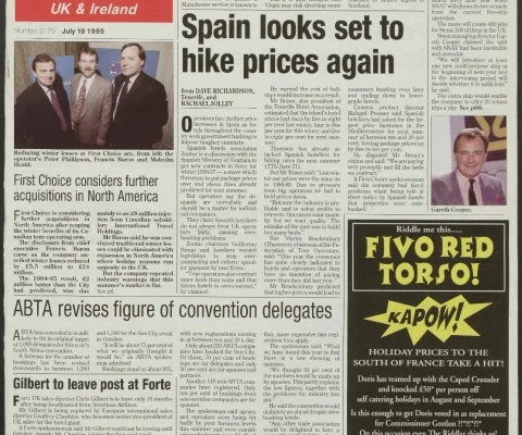 Travel Trade Gazette 19 July 1995