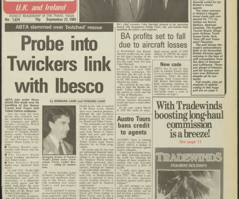 Travel Trade Gazette 27 September 1985