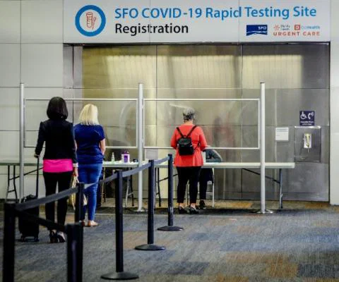 United will launch a New York-London pre-flight testing trial next month