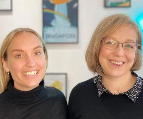 Agents Mia Walmsley and Kate Holroyd both have marketing backgrounds