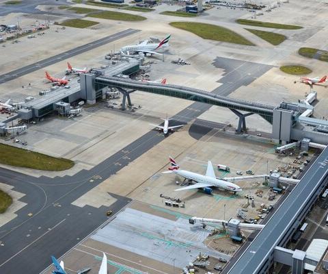 Gatwick's Skybridge, where the tragedy occurred (Credit: JMilstein/Gatwick)