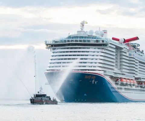 Carnival Cruise Line's Mardi Gras arrived at Port Canaveral last week (Credit: Carnival Cruise Line)