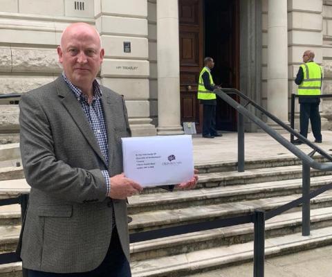 UKinbound's Joss Croft delivers plans for a Tourism Export Recovery Fund to the Treasury