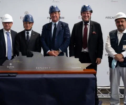 Work has started on Explora II which is due to begin sailing in spring 2024 (credit Ivan Sarfatti)